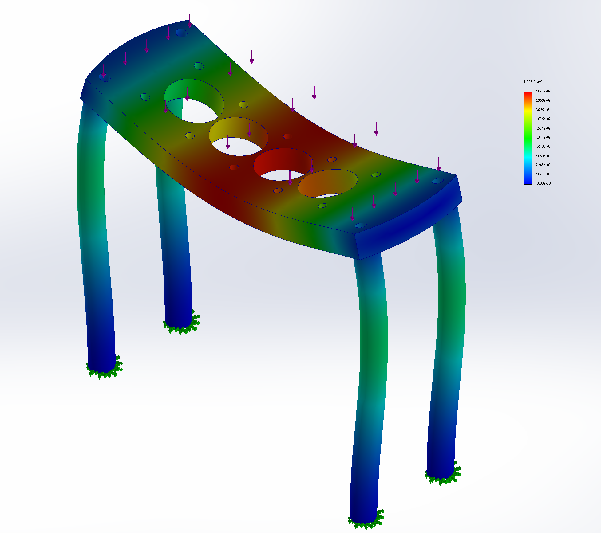 Engine torque plate CAD model